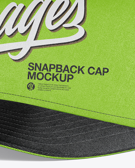 Snapback Cap Mockup PSD #1