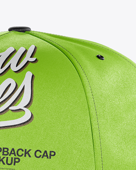 Snapback Cap Mockup PSD #6