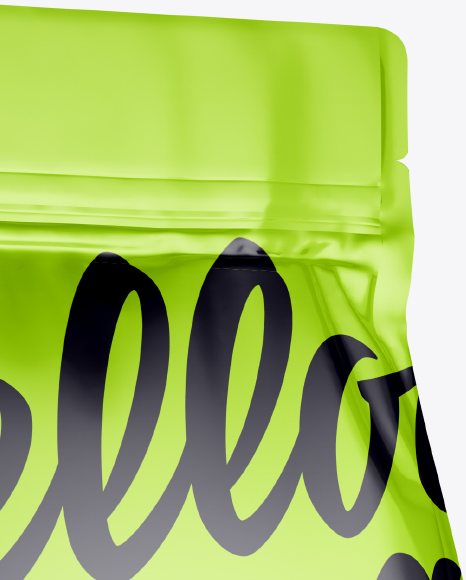 Glossy Food Bag Mockup PSD #2