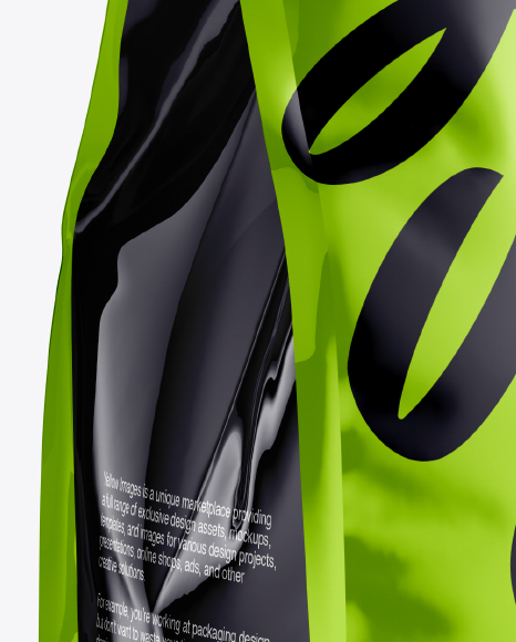 Glossy Food Bag Mockup PSD #1