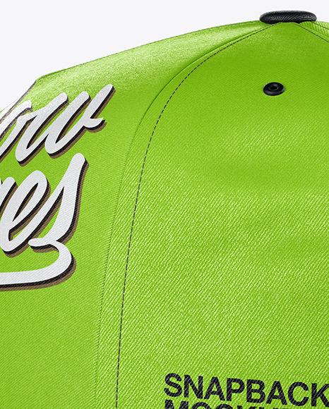 Snapback Cap Mockup PSD #1