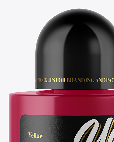 Glossy Cosmetic Bottle Mockup PSD #2