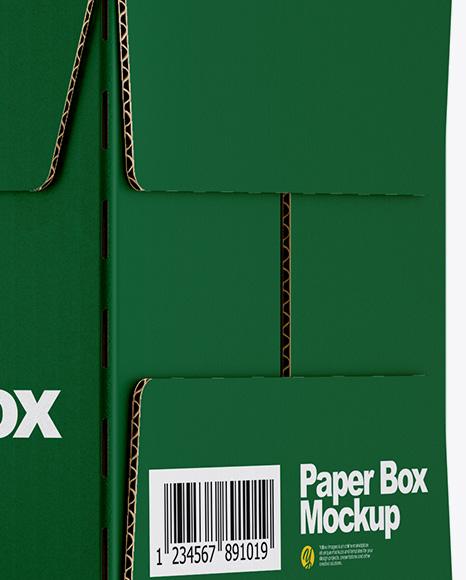 Matte Paper Box Mockup PSD #2