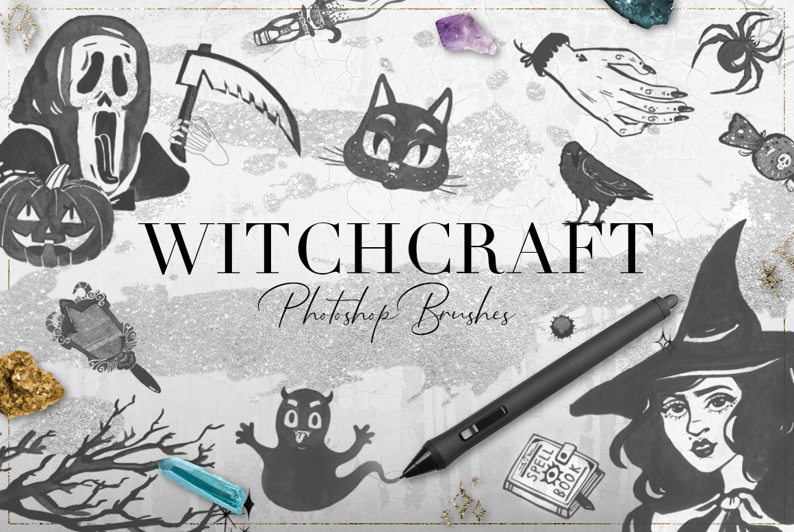 75 Witchcraft Photoshop Brushes 75 Witchcraft Photoshop Brushes
