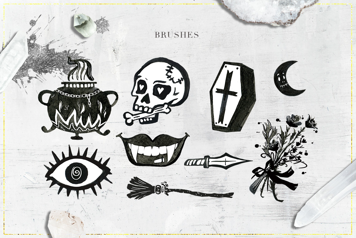 75 Witchcraft Photoshop Brushes 75 Witchcraft Photoshop Brushes