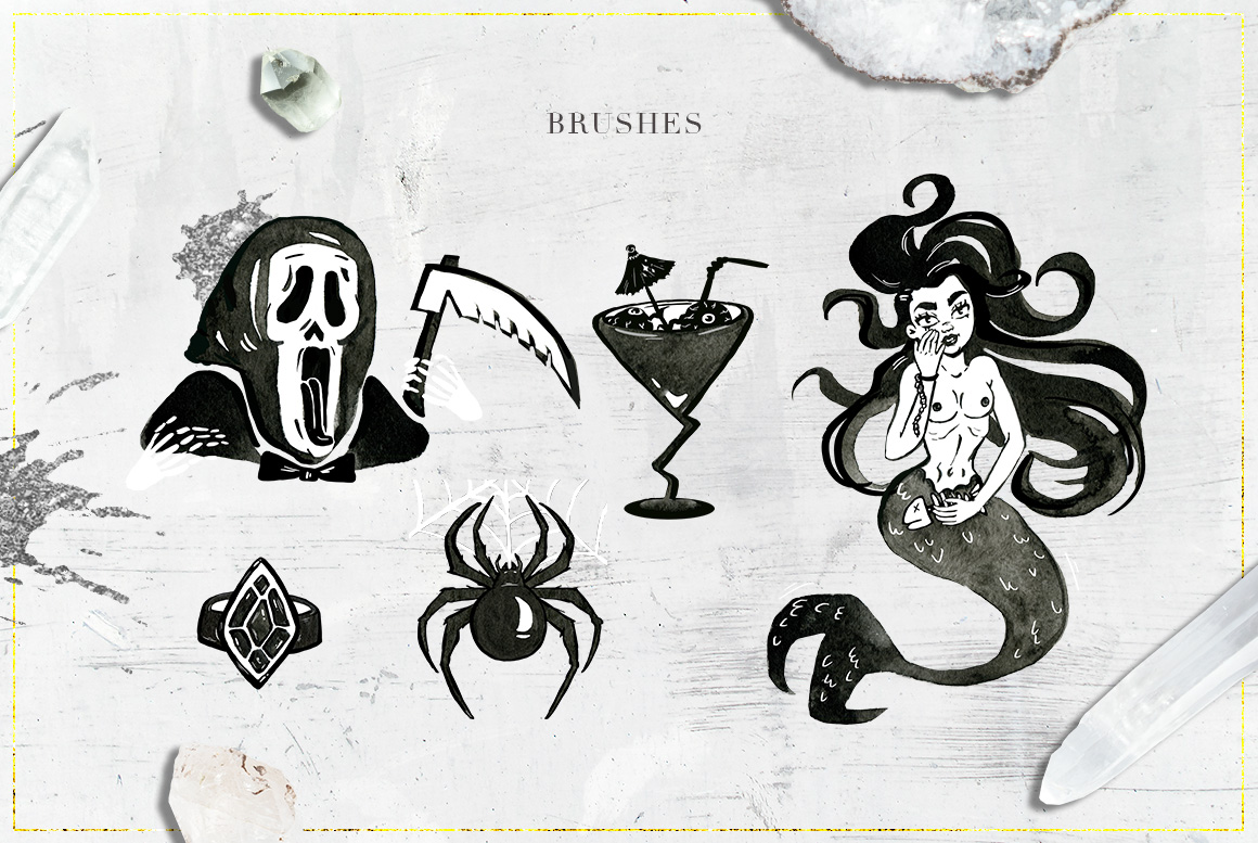 75 Witchcraft Photoshop Brushes 75 Witchcraft Photoshop Brushes