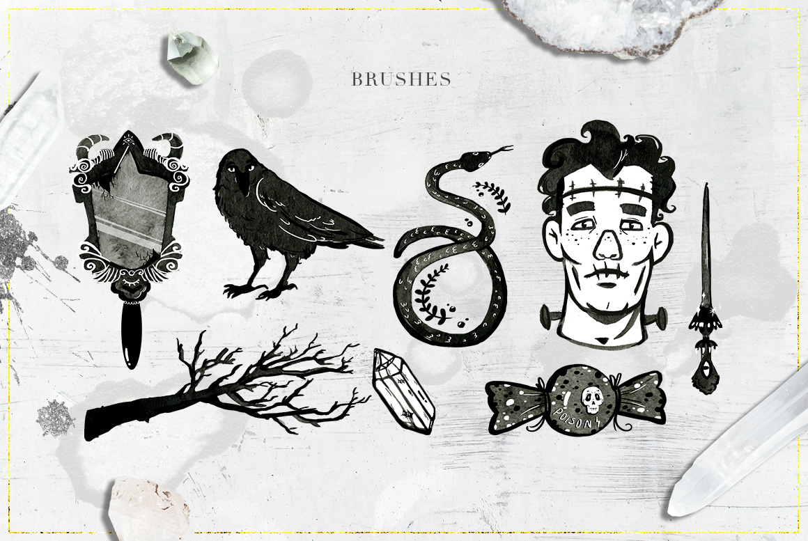 75 Witchcraft Photoshop Brushes 75 Witchcraft Photoshop Brushes