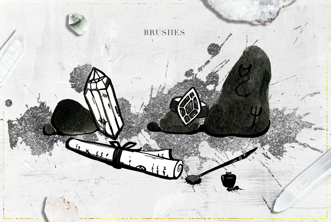 75 Witchcraft Photoshop Brushes 75 Witchcraft Photoshop Brushes