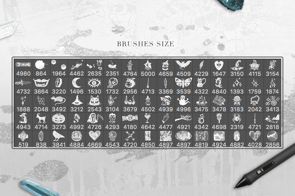 75 Witchcraft Photoshop Brushes 75 Witchcraft Photoshop Brushes