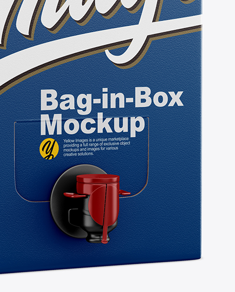 Download Bag In Box Mockup In Box Mockups On Yellow Images Object Mockups PSD Mockup Templates