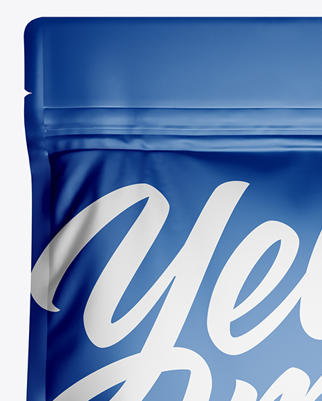Matte Food Bag Mockup PSD #2