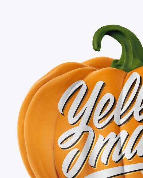 Toy Pumpkin Mockup PSD #1