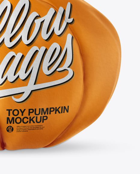 Toy Pumpkin Mockup PSD #6