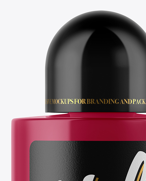 Glossy Cosmetic Bottle Mockup PSD #2