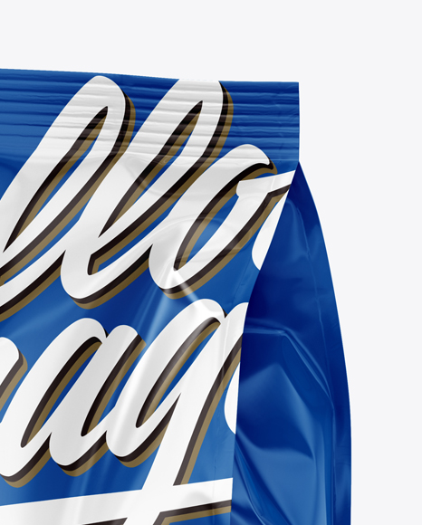 Glossy Food Bag Mockup PSD #2