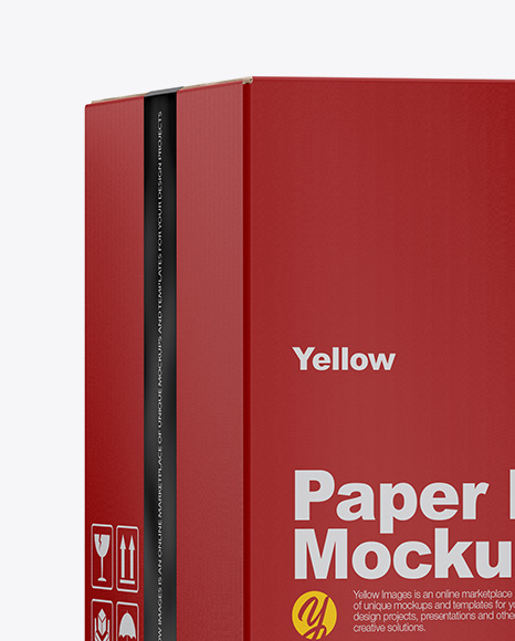 Download Matte Box Mockup In Box Mockups On Yellow Images Object Mockups