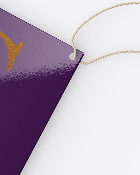 Glossy Label Mockup PSD #1