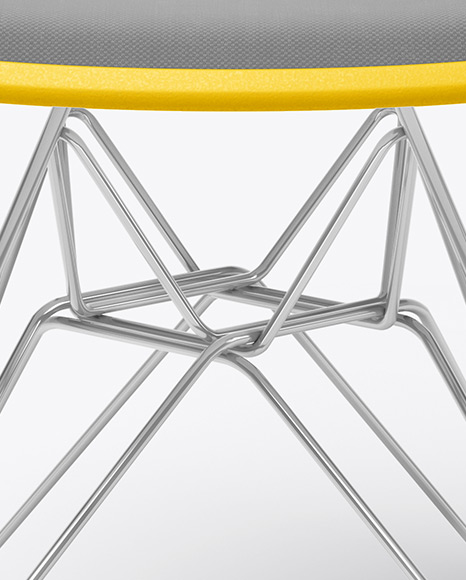 Chair With Pillow Mockup PSD #6