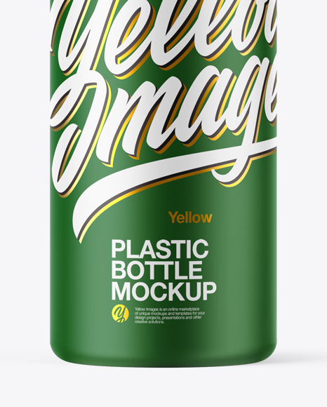 Matte Shampoo Bottle Mockup PSD #1