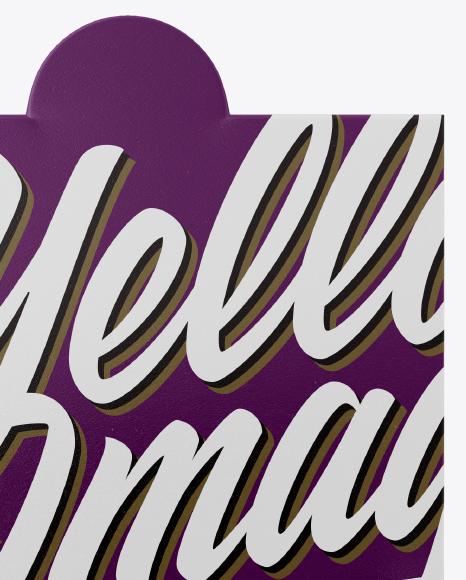 Glossy Snack Box Mockup PSD #1