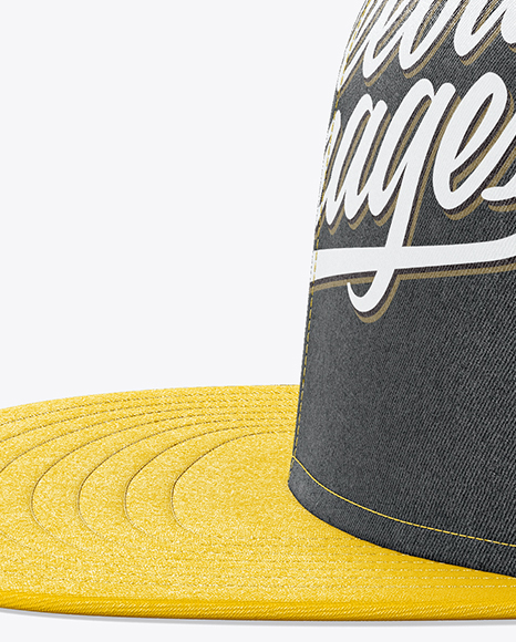 Snapback Cap Mockup PSD #4