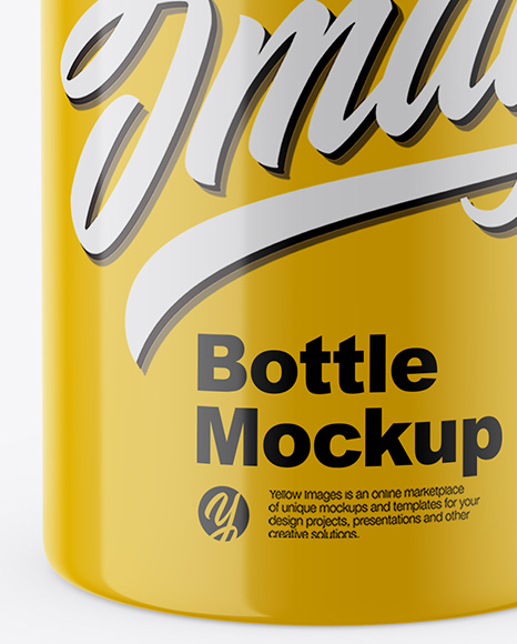 Glossy Cosmetic Bottle Mockup PSD #4