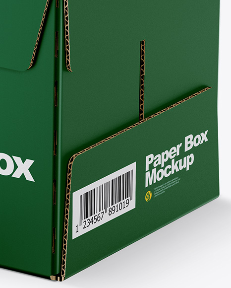 Matte Paper Box Mockup PSD #2
