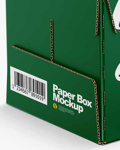 Matte Paper Box Mockup PSD #4