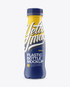 Download Matte Plastic Bottle Mockup - Front View in Bottle Mockups on Yellow Images Object Mockups