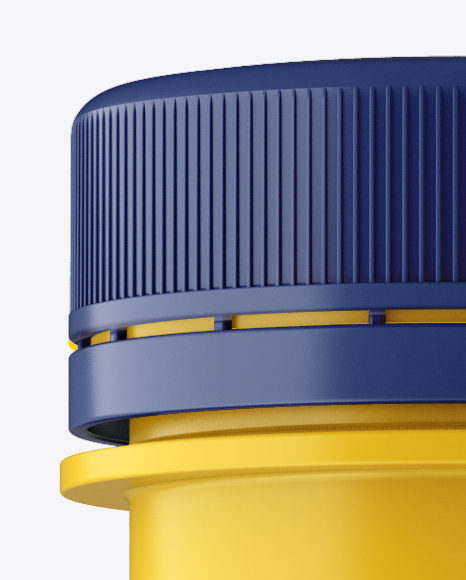Matte Plastic Bottle Mockup - Front View in Bottle Mockups ...