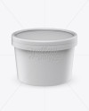 Download Ice Cream Cup Mockup - Front View (High-Angle Shot) in Cup & Bowl Mockups on Yellow Images ...