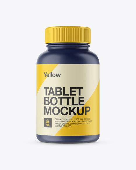 Download Matte Pill Bottle Mockup In Bottle Mockups On Yellow Images Object Mockups Yellowimages Mockups