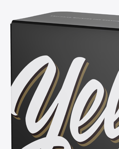 Paper Box Mockup PSD #2