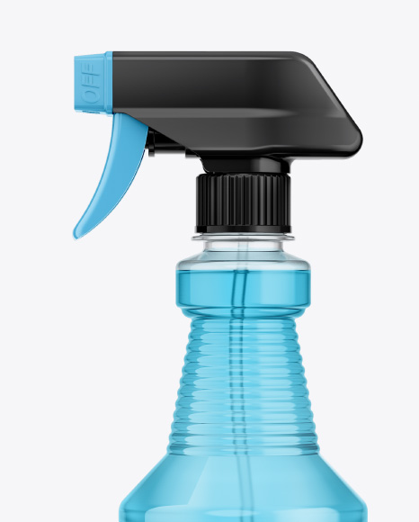 Spray Bottle Mockup PSD #2