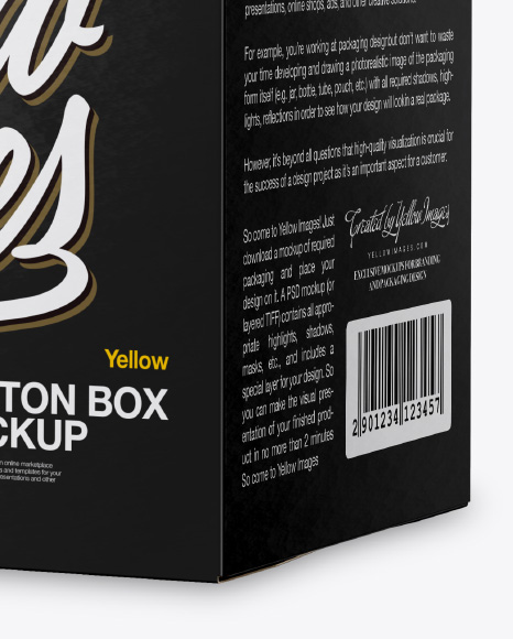 Paper Box Mockup PSD #1