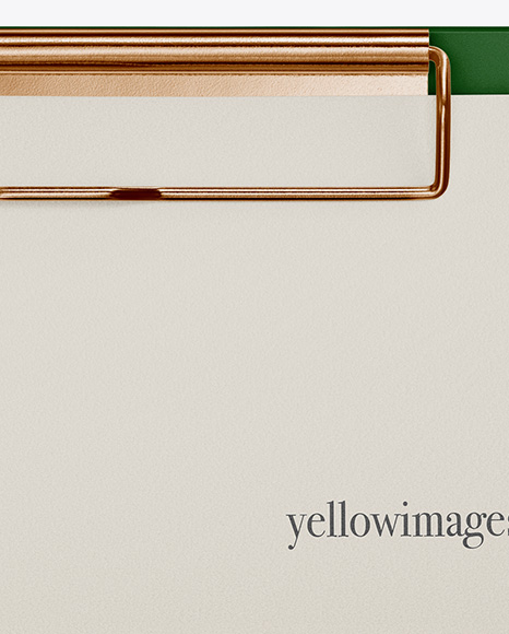 Clipboard With Textured Paper Mockup PSD #2