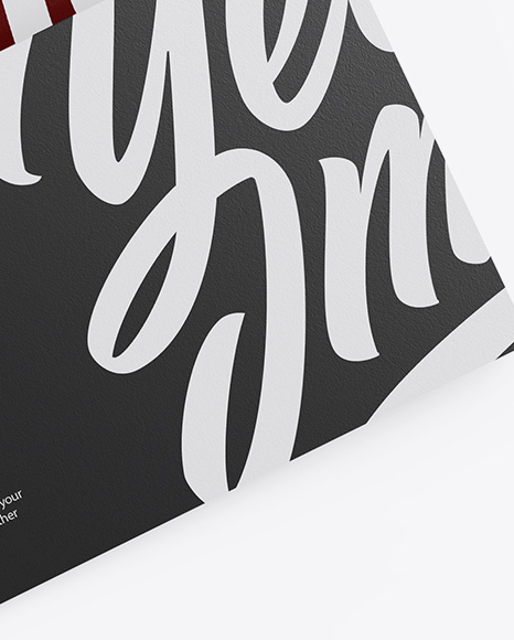 Three Textured Business Cards Mockup PSD #6