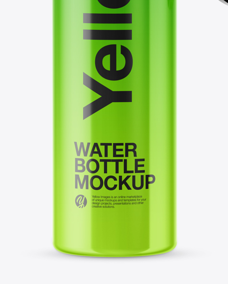 Glossy Sport Bottle Mockup PSD #1