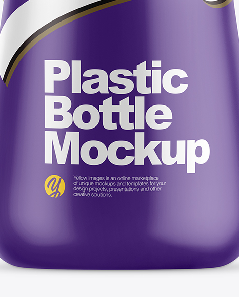 Matte Plastic Bottle Mockup PSD #1