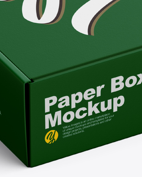 Download Matte Box Mockup In Box Mockups On Yellow Images Object Mockups