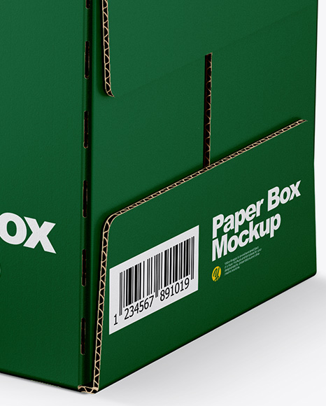Matte Paper Box Mockup PSD #2