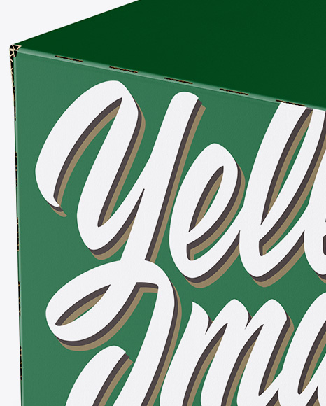 Matte Paper Box Mockup PSD #1