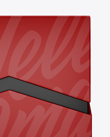 Matte Box Mockup PSD #1