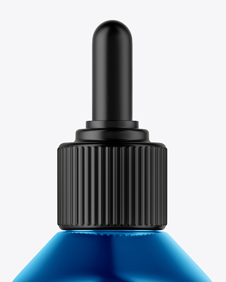Metallic Dropper Bottle Mockup PSD #2