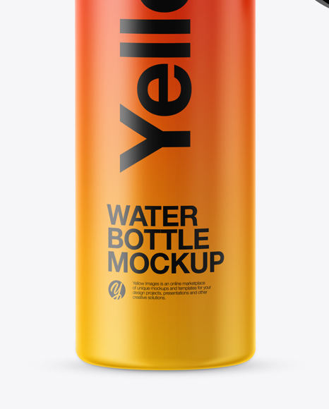 Matte Sport Bottle Mockup PSD #1
