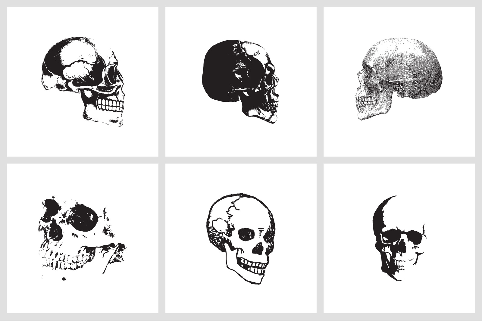 Download Skull Eps Vectors In Illustrations On Yellow Images Creative Store