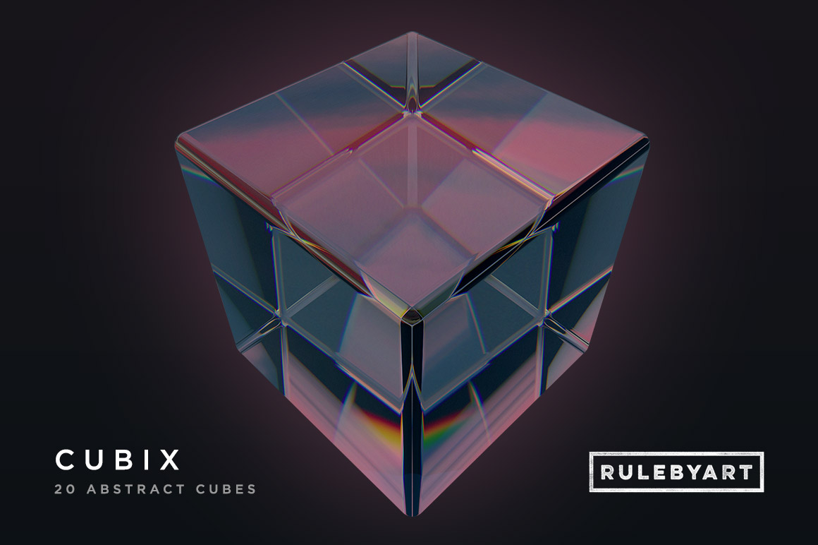 Cubix Cubes on Yellow Images Creative Store