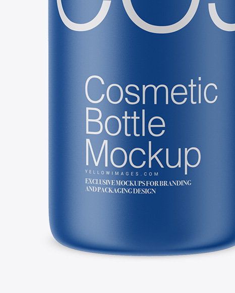 Matte Cosmetic Bottle Mockup PSD #4