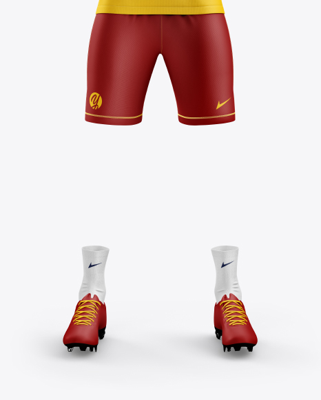 Men’s Full Soccer Kit mockup (Front View)