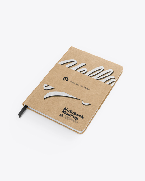 Craft Notebook Mockup PSD #7